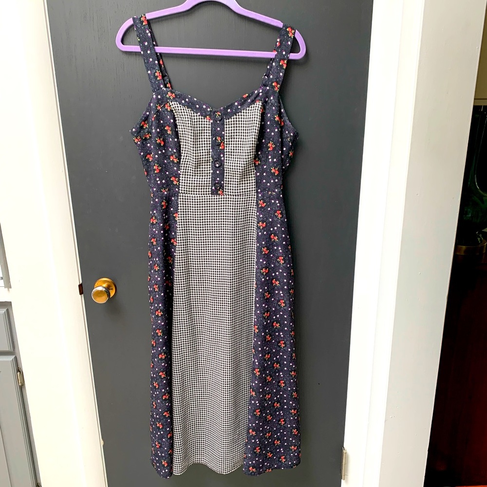 ModCloth Multi-Pattern Dress Size L